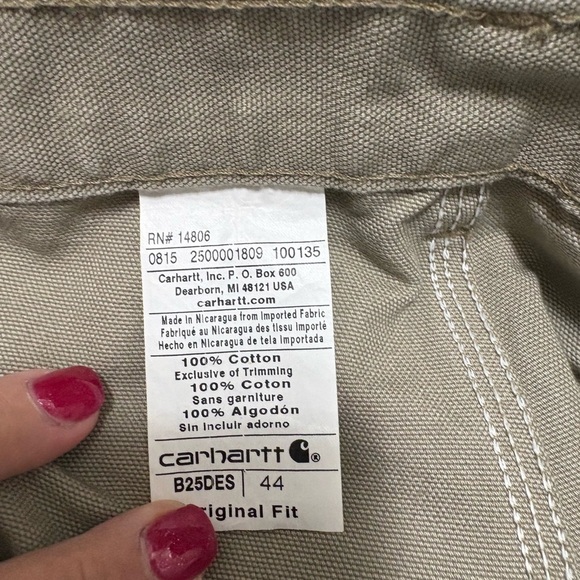 Carhartt Men's Khaki Cargo Shorts 44 waist - Picture 7 of 7